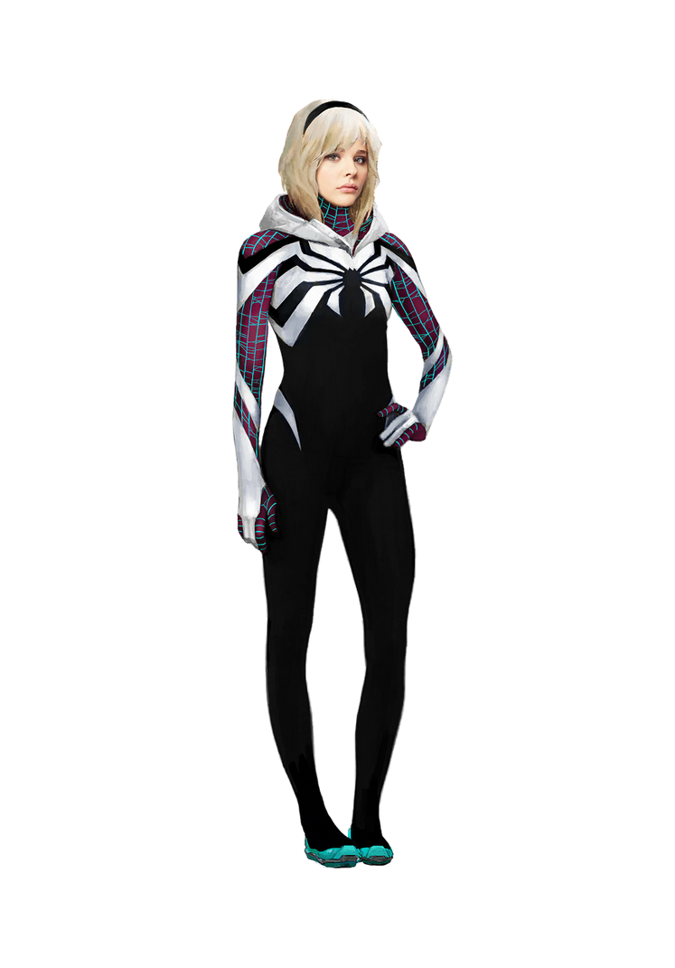 Spider Gwen (chloe moretz) by HB-Transparent on DeviantArt.