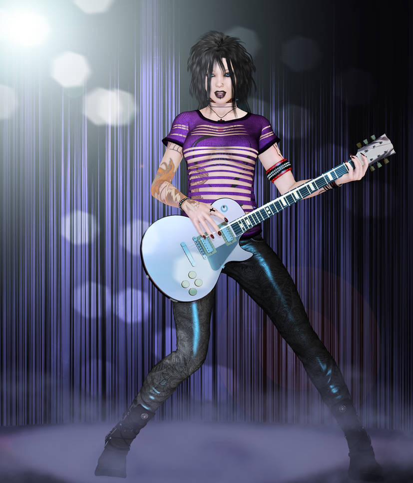 Deviantart Rocker Girl Rock Girl 2 by Kaleya on DeviantArt