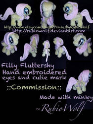 MLP Filly Fluttershy Plushie by RubioWolf