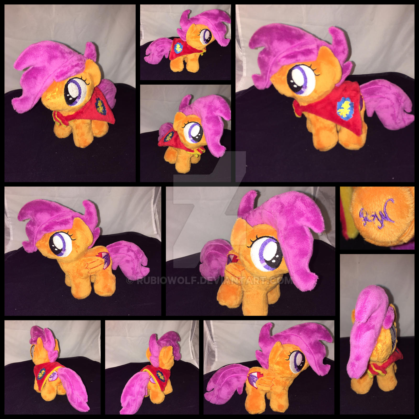 MLP 7in Filly Scootaloo Plushie w/cape -EFNW 2016