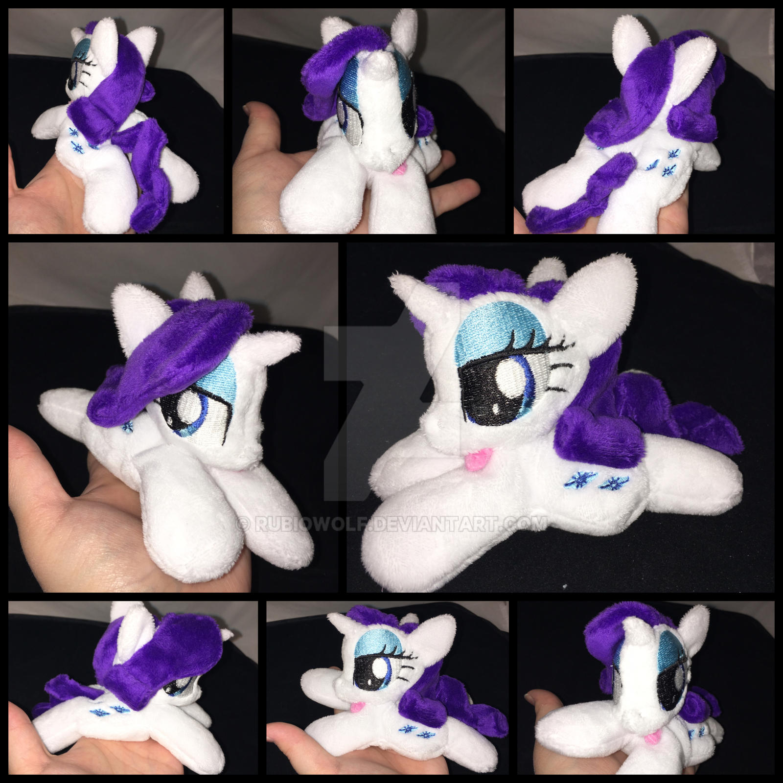 EFNW '17 - MLP 6 inch mini Rarity plush beanie V1