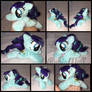 SOLD - MLP 6 inch mini RaRa/Coloratura beanie