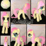 MLP 13 inch FlutterGoth Plushie .:Commission:.