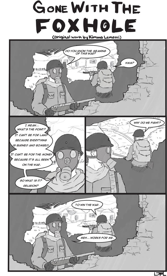 Gone With The Foxhole by dahluc on DeviantArt