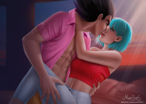 Vegeta and Bulma