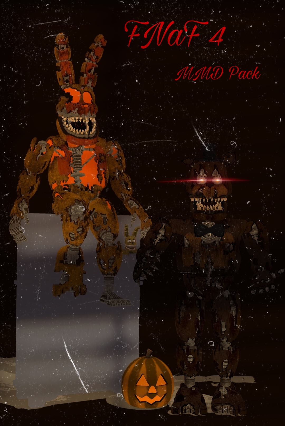 FNaF 4 Model Pack (SFM, Blender, C4D, and MMD) by EverythingAnimations on  DeviantArt