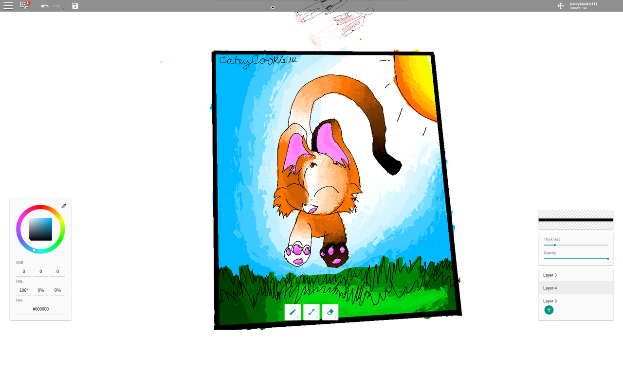 Roblox Cat Drawing by FuntimeSlushieStudio on DeviantArt