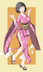 Aru Kimono Pink