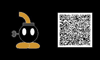 Freakyforms Deluxe QR Codes - Bob-Omb by MermaidloverTyler on DeviantArt