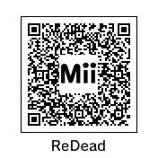 Mii QR Codes: ReDead by MermaidloverTyler on DeviantArt