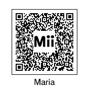 Mii QR Codes: Maria Robotnik by MermaidloverTyler on DeviantArt