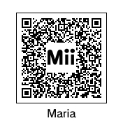 Mii QR Codes: Maria Robotnik by MermaidloverTyler on DeviantArt