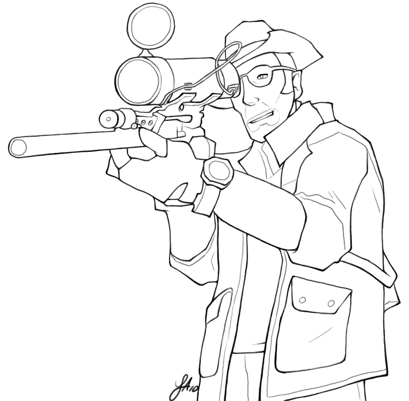 Sniper Drawing Tf2