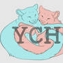 YCH Kitty Heart Cuddles CLOSED