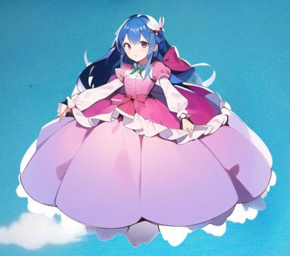 Princess Rosa X Trigger Anime girl as princess Rosa parachuting by Tommy1001282 on DeviantArt