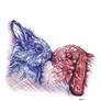 two rabbits A4
