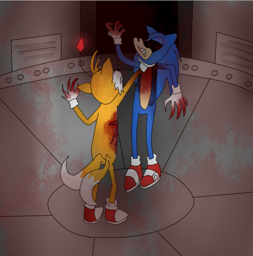 Sonic.exe vs Tails Doll (Sonic Creepypasta) by Zelrom on DeviantArt
