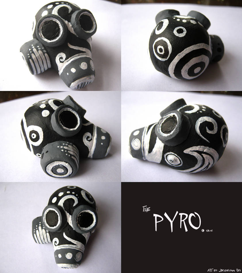 Tribal style Pyro mask by GasMaskMonster on DeviantArt