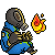 Free Blu pyro icon by GasMaskMonster on DeviantArt
