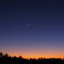 3-23-23 Moon and venus sunset