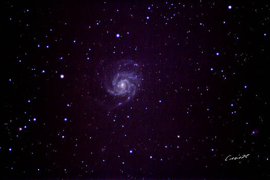 M101 Pinwheel Galaxy (new equpiment tracking test)