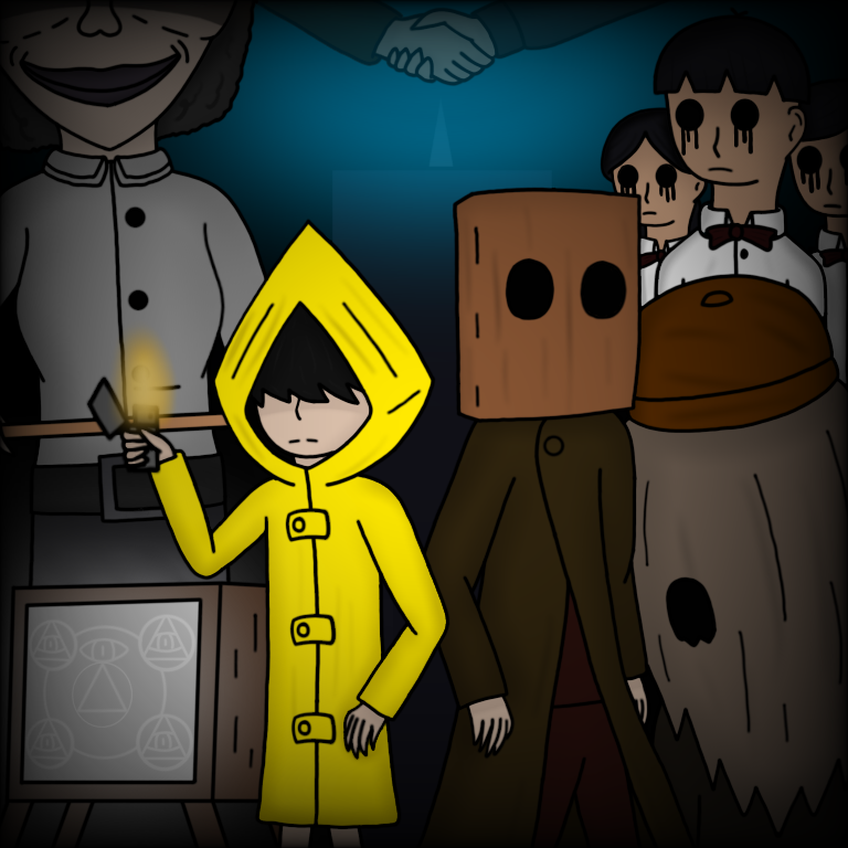 Mono And Six (Little Nightmares II) by Emigonpai on DeviantArt