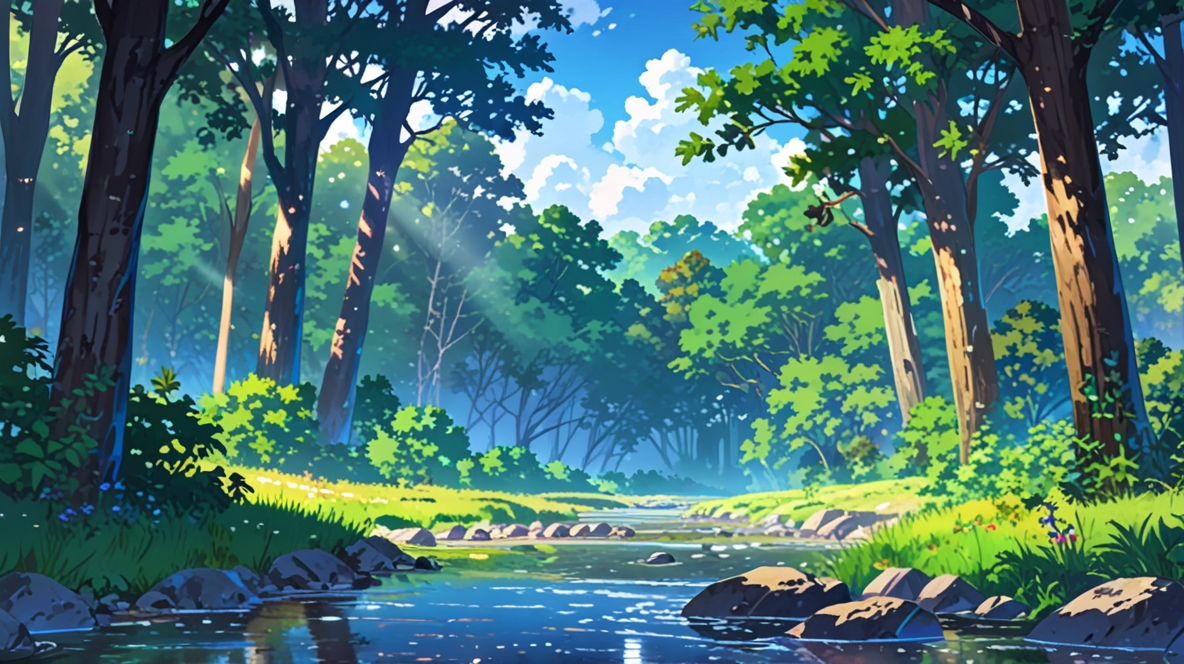 Anime nature 1| PC/Mobile wallpaper 4K by MallowMood on DeviantArt
