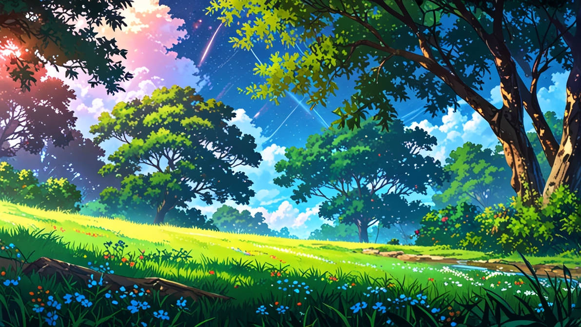 Anime nature 6 | PC/Mobilwallpaper 4K HD by MallowMood on DeviantArt