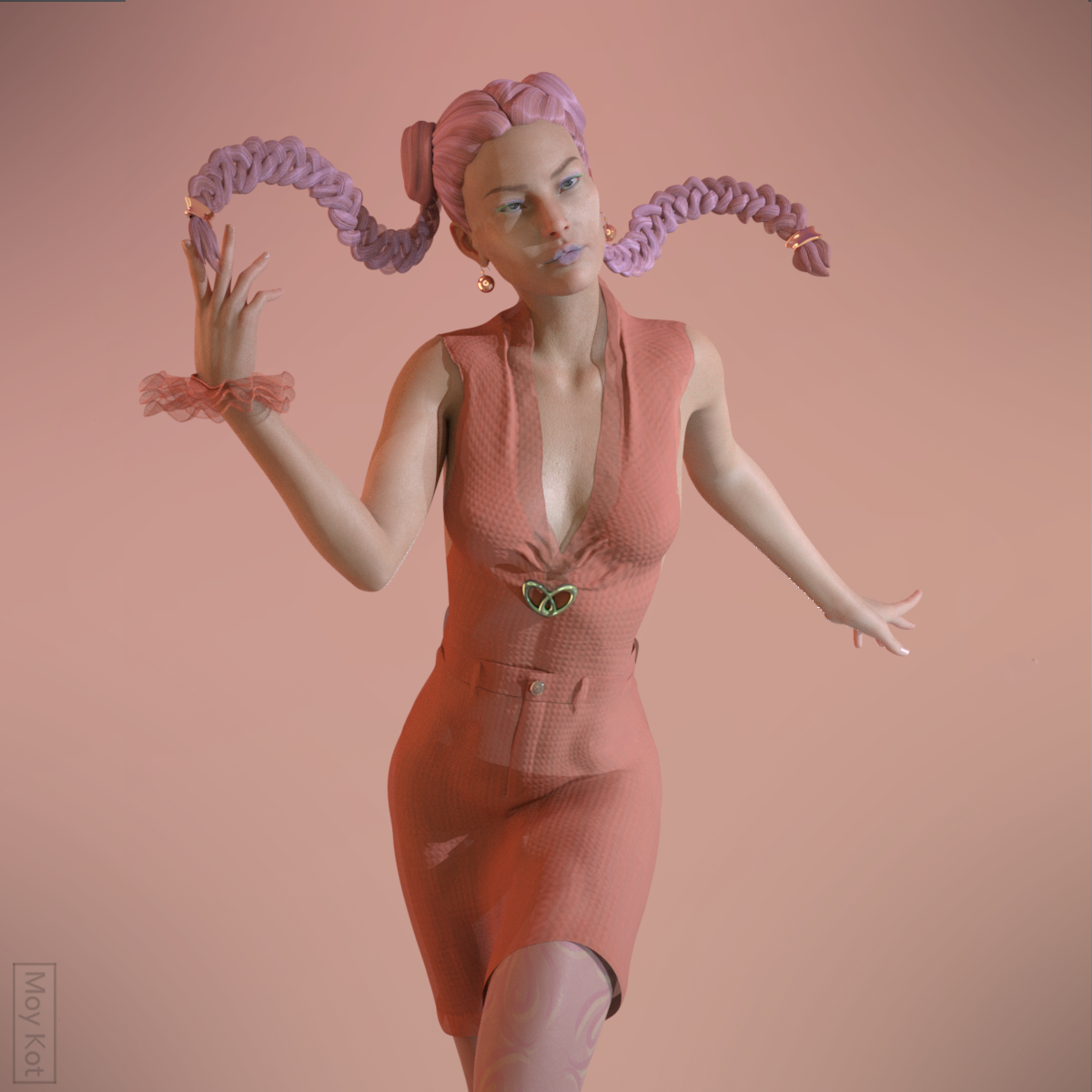 Makoto for Genesis 8 Female by MoyKot