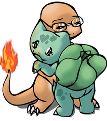 Bulbasaur and Charmander Hug