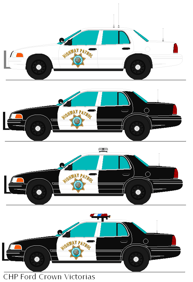 CHP Ford Crown Victorias by CNPantherfan on DeviantArt