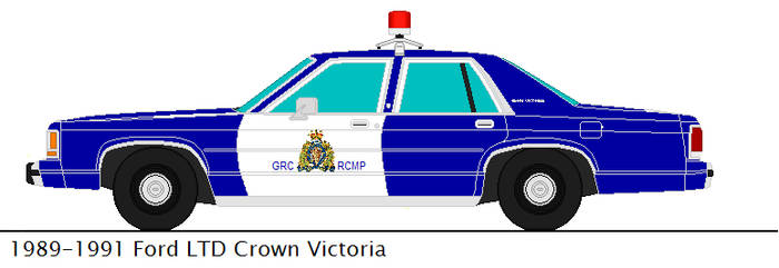 RCMP Ford Crown Victoria