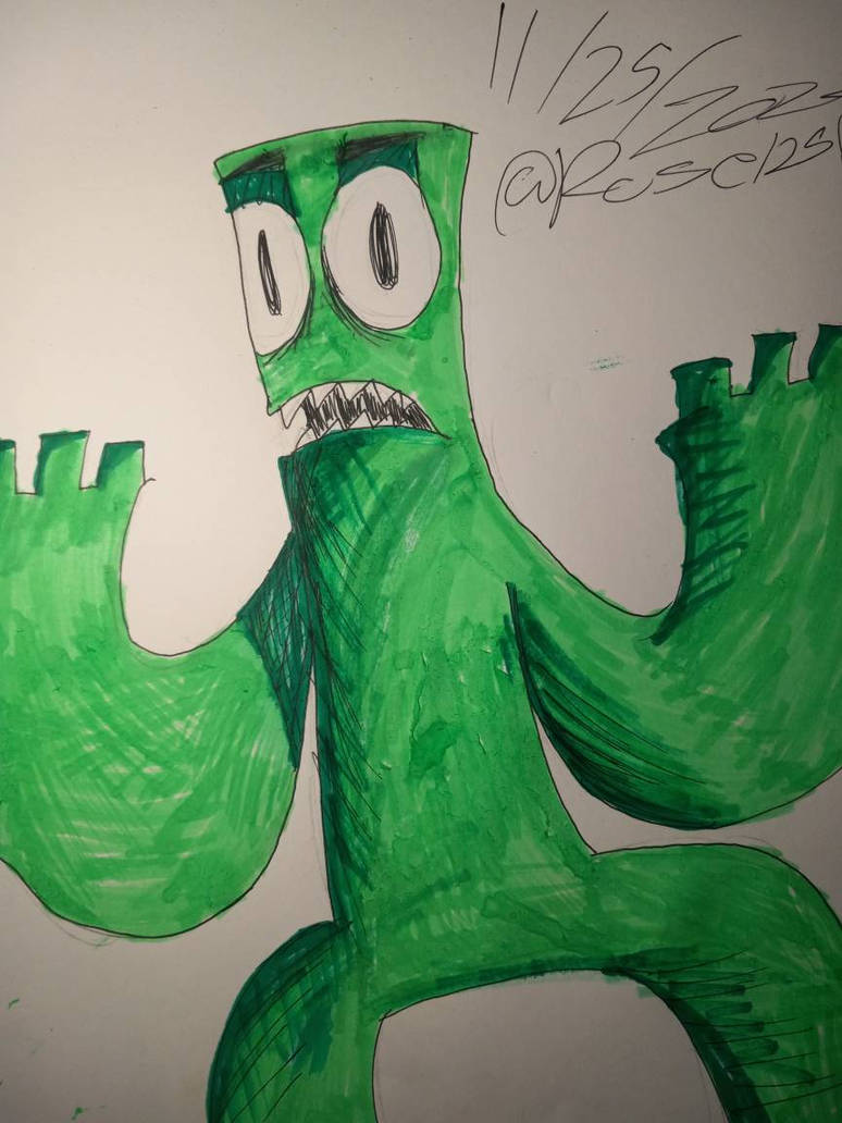 Green Rainbow Friends Fanart by Rose1258 on DeviantArt