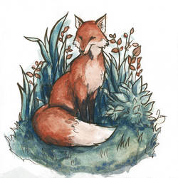 Fox Speedpaint by MadalynMcLeod