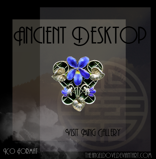 Art Deco Violet Jewelry Icon