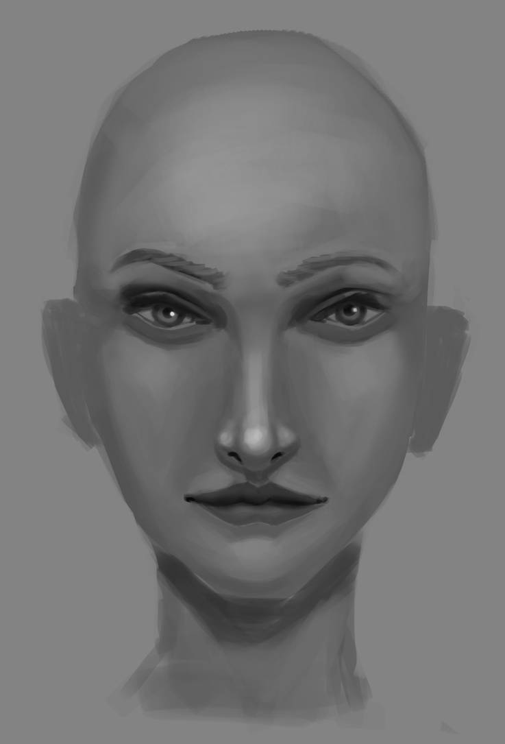 Gray R Realistic Face grayface by bverringer on DeviantArt