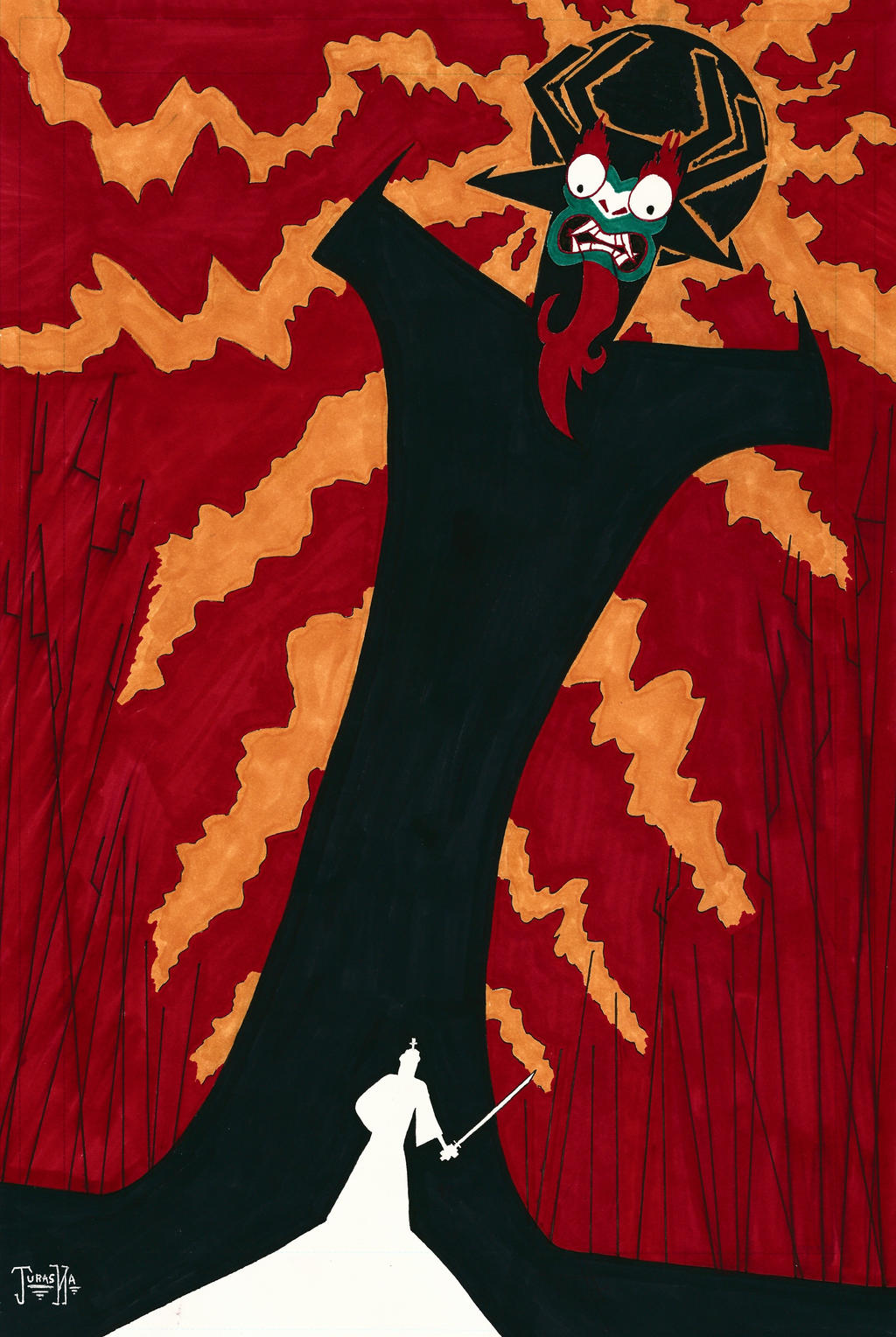 Samurai Jack Rave Deviantart Samurai Jack by SylvianJuraska on DeviantArt