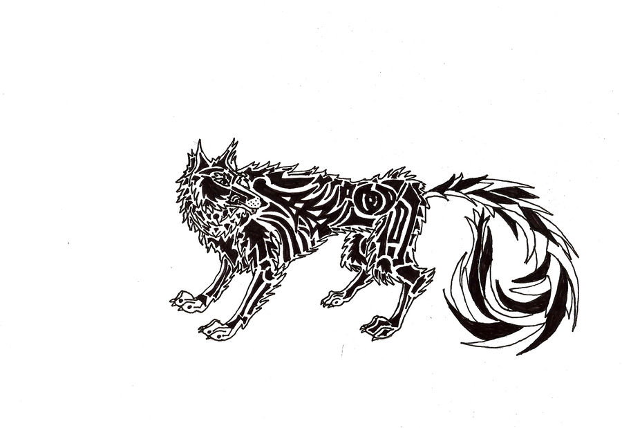 Wolf design 2 by preciousinfluence on DeviantArt