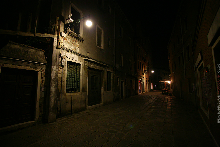 Street in Venice Night