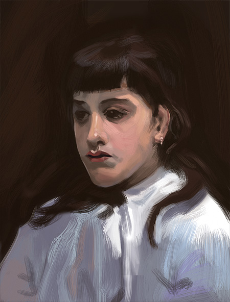 Sargent portrait study 2