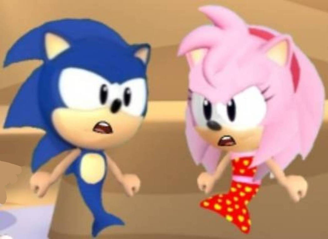 Sonic and Amy Arguing by SuperSonic769 on DeviantArt
