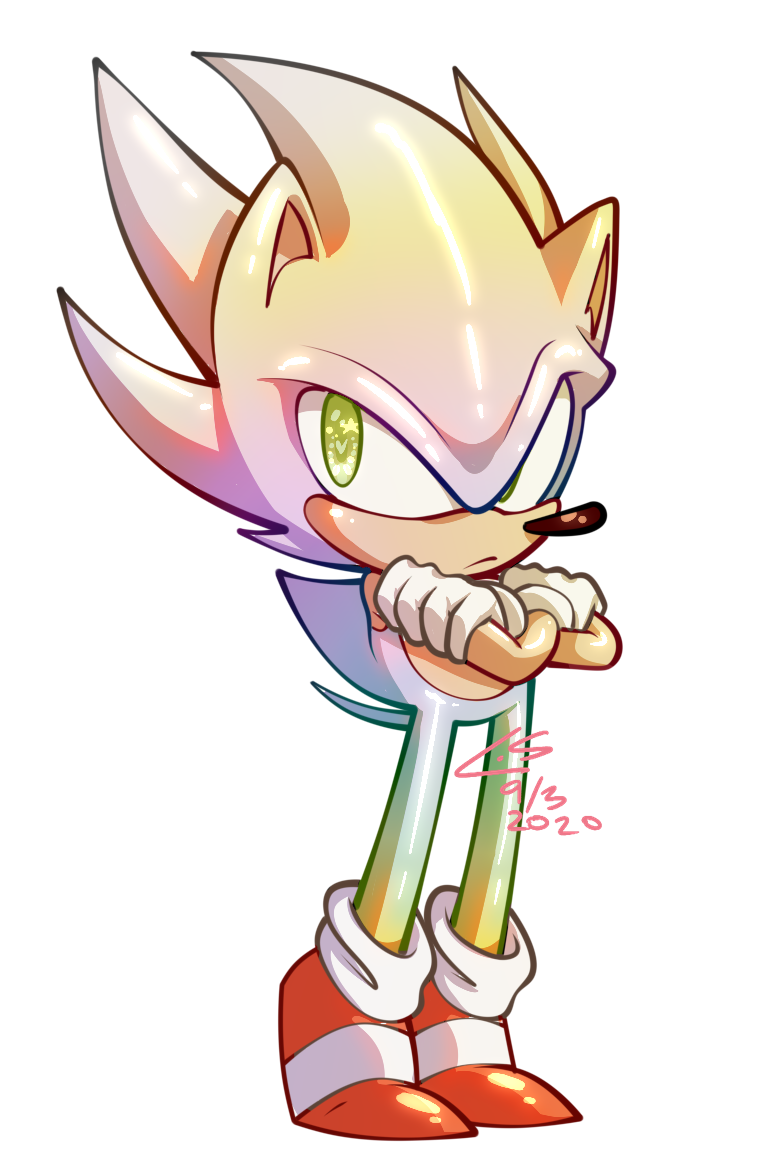 Hyper Sonic is the Coolest Pose! by SonicOnBox on DeviantArt