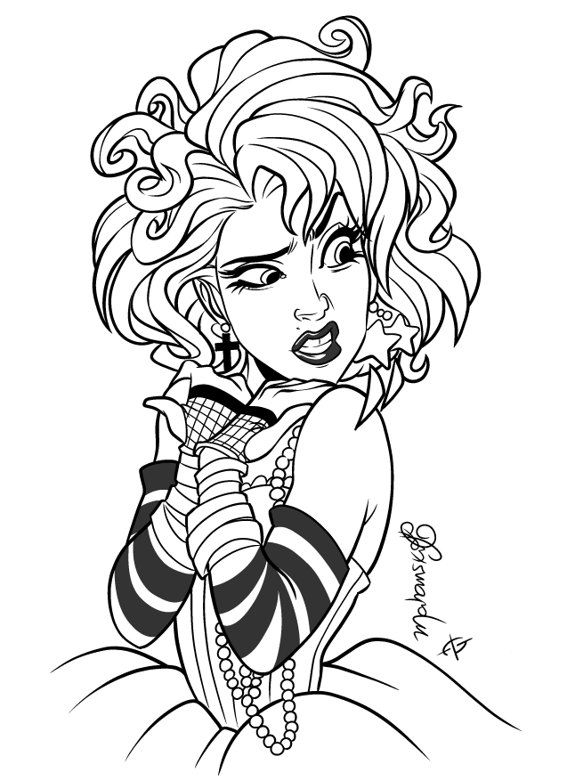 Madonna Disney version Inks