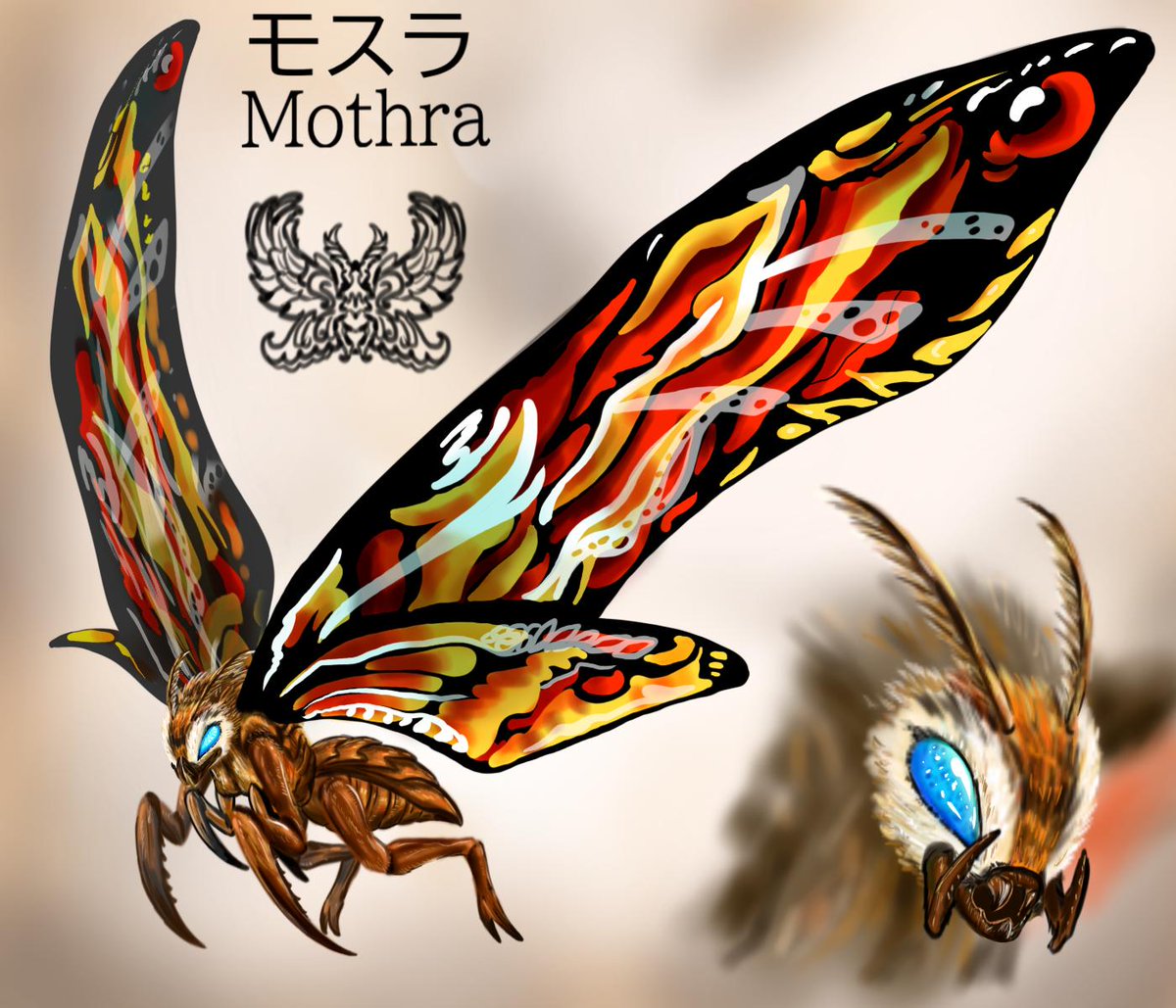 Mothla Mothra-Mosura 2019 by MissSaber444 on DeviantArt