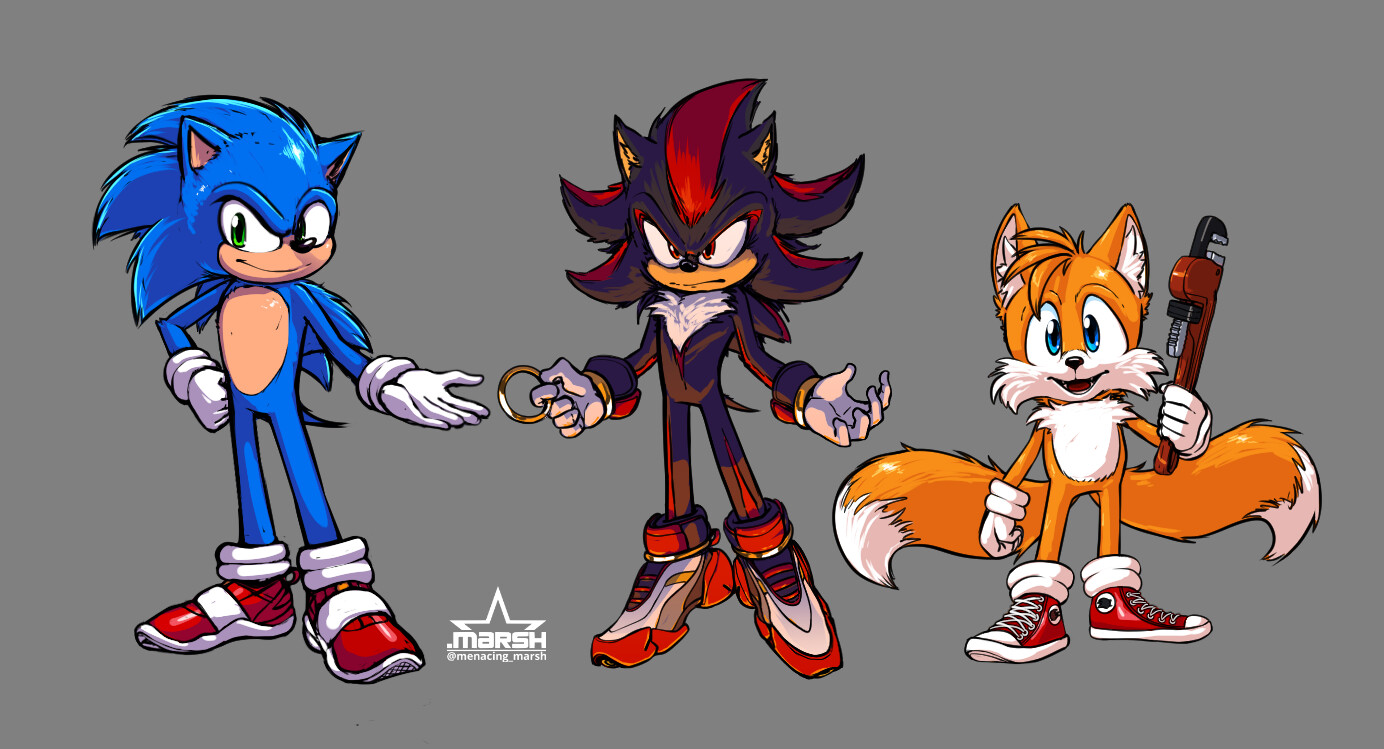 ArtStation - Tails- Sonic the Hedgehog 2 Fanart