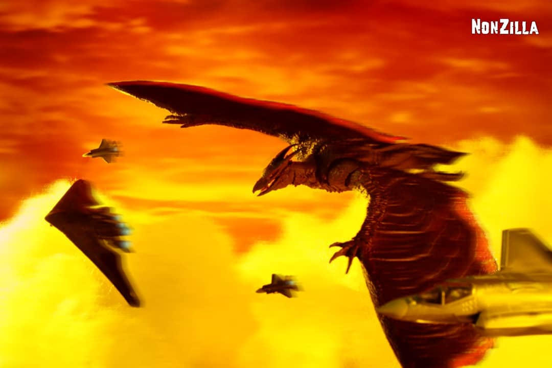 SHMA Rodan 2019 chasing from Argo by LordSaber488 on DeviantArt