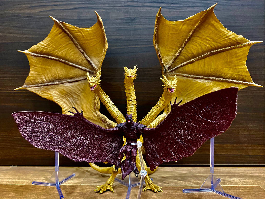 SHMA Rodan 2019 and King Ghidorah 2019 by MissSaber444 on DeviantArt