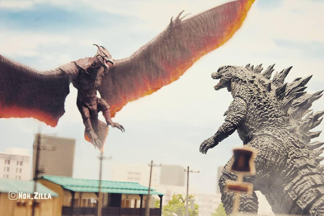 SHMA Rodan vs Godzilla by MissSaber444 on DeviantArt