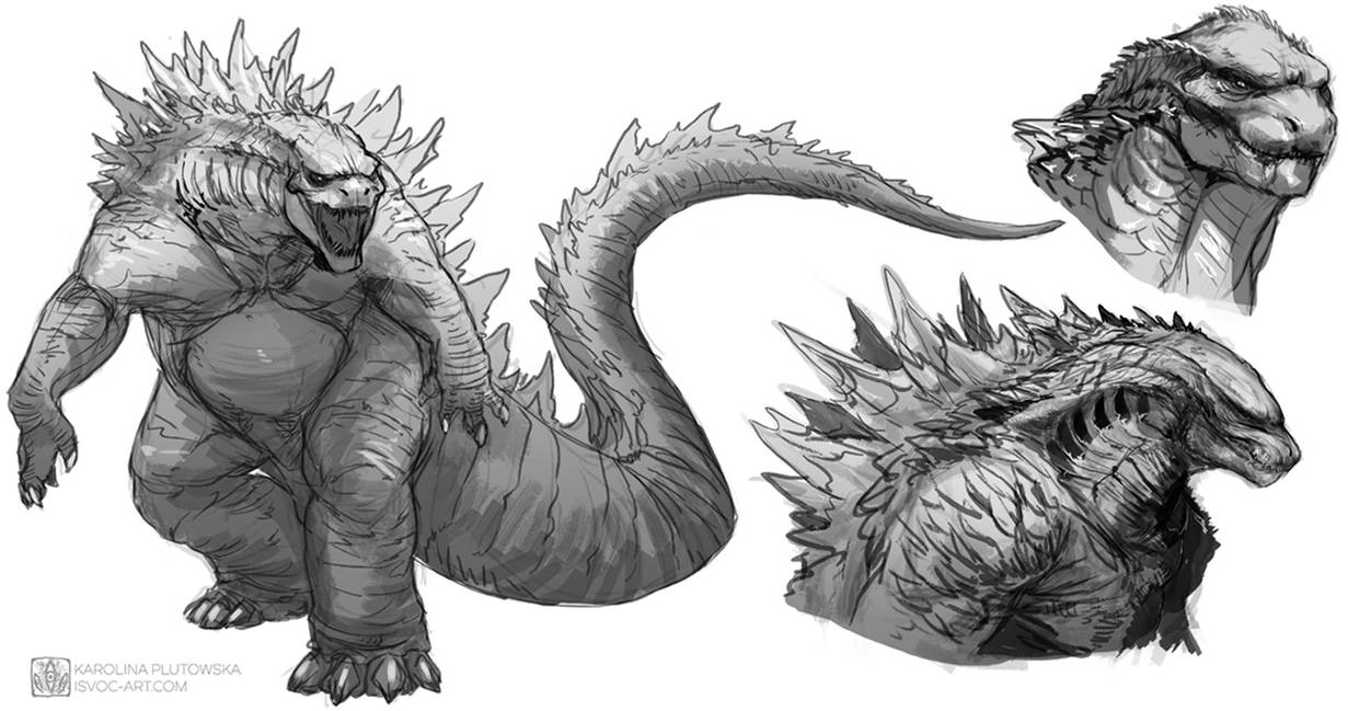 Godzilla Evolution Design Godzilla the Evolution by LordSaber488 on DeviantArt