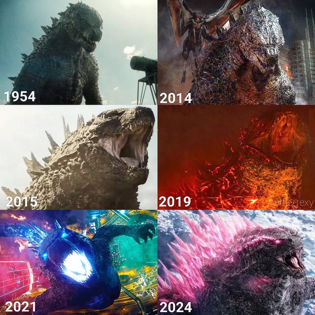 Godzilla Life The Evolution of Godzilla over the years by LordSaber488 on DeviantArt